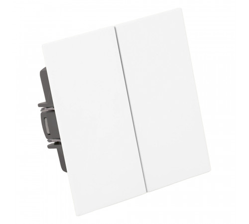 Выключатель 2-клавишный (механизм) Stekker Мия 250В 10А RSW10-3104-01 белая магнолия 50429