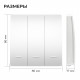 Выключатель кинетический 3кл., IP44, 2,4 ГГц, Smart, бел. Apeyron 04-73