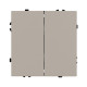 Выключатель 2 кл софт-тач кашемир Arlight SWT-MK02-SFPL-CA (250V, 10A) 059419(1)