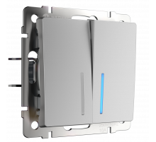 Выключатель двухклавишный с подсветкой Werkel W1120106  4690389164859 a050883