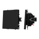 Выключатель звонковый 1 кл софт-тач черный оникс Arlight SWT-MKR1-SFPL-BK (250V, 10A) 054270(2)