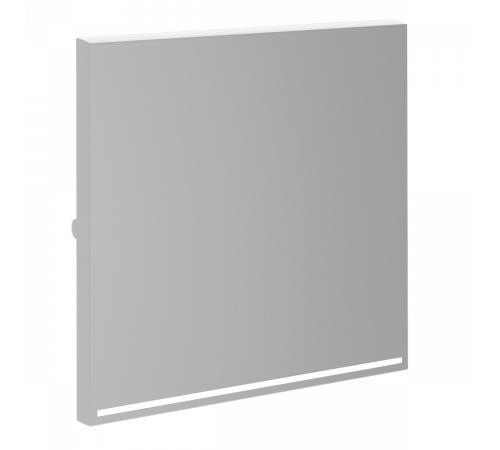 Клавиша для выключателя/переключателя одноклавишного с подсветкой Voltum S70 (серый) VLS000216