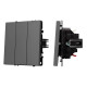 Выключатель 3 кл софт-тач серый базальт Arlight SWT-MK03-SFPL-GR (250V, 10A) 061799(1)