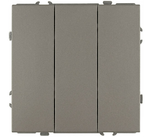 Выключатель Эра Galaxy 15-1107-07 тройной 10АХ-250В IP20 титан Б0070726