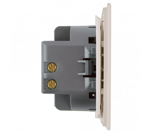 Переключатель 1-клавишный (механизм) Stekker Мия 250В 10A RSW10-3105-08 пудровый жемчуг 50477