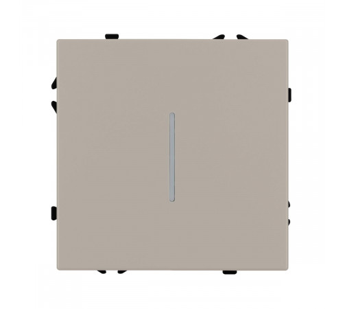 Механизм выключателя одноклавишный проходной Arlight LED SWT-NOBE-MKP1-SFPL-L-CA (230V, 10A) 059430