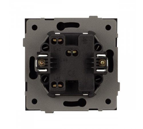 Механизм выключателя одноклавишный проходной Arlight SWT-TENDO-MKP1-PL-BK (230V, 10A) 054041 Механизм выключателя одноклавишный проходной Arlight SWT-TENDO-MKP1-PL-BK (230V, 10A) 054041