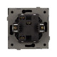 Механизм выключателя одноклавишный проходной Arlight SWT-TENDO-MKP1-PL-BK (230V, 10A) 054041