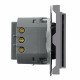 Выключатель карточный Stekker Эмили RSW40-5114-10 платиново-серый, soft touch 50699