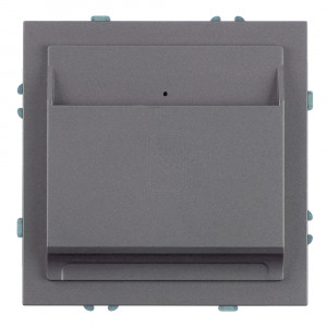 Выключатель карточный Stekker Эмили RSW40-5114-10 платиново-серый, soft touch 50699