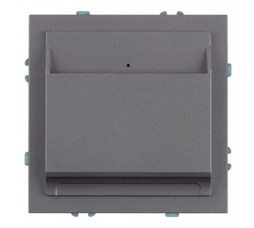 Выключатель карточный Stekker Эмили RSW40-5114-10 платиново-серый, soft touch 50699