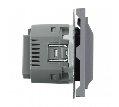 Выключатель карточный Stekker Эмили RSW40-5114-10 платиново-серый, soft touch 50699