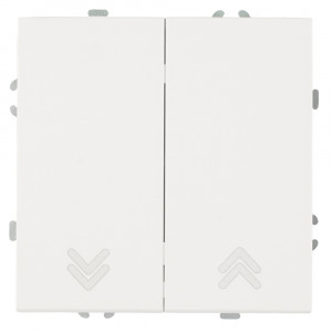 Выключатель двухклавишный Stekker Эмили RSW10-5116-01 белый фарфор soft touch 50822