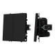Выключатель перекрёстный 2 кл софт-тач черный оникс Arlight SWT-MKX2-SFPL-BK (250V, 10A) 061790(1)