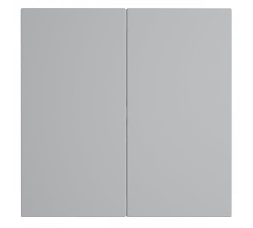 Клавиши для выключателя/переключателя двухклавишного Voltum S70 (серый) VLS000316