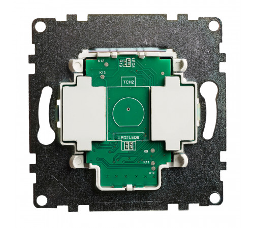 Выключатель 2-клавишный сенсорный (механизм) Stekker Катрин 50273