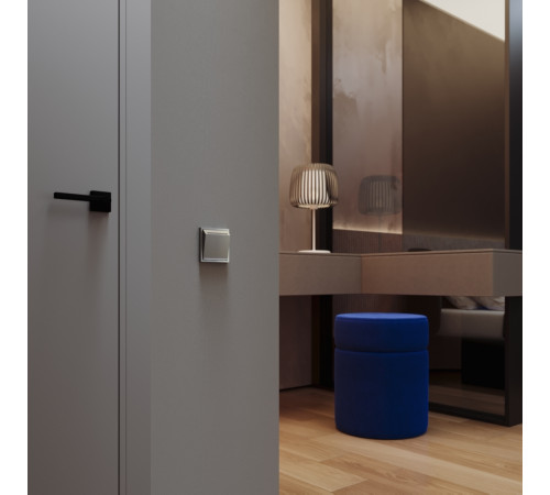 Выключатель встраиваемый Voltum S70 карточный 16А, (шелк) VLS010704