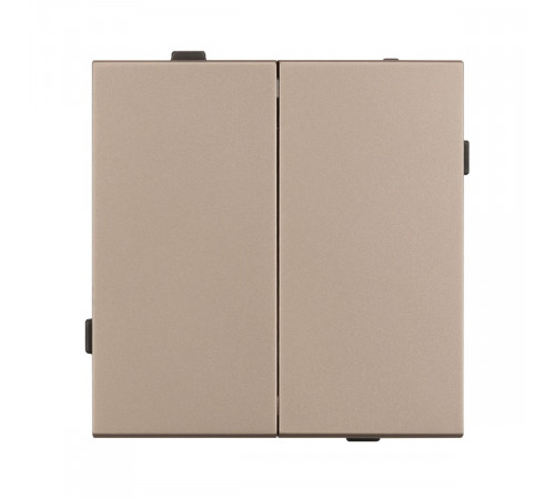Механизм выключателя двухклавишный проходной Arlight SWT-TENDO-MKP2-PL-GD (230V, 10A) 054069 Механизм выключателя двухклавишный проходной Arlight SWT-TENDO-MKP2-PL-GD (230V, 10A) 054069