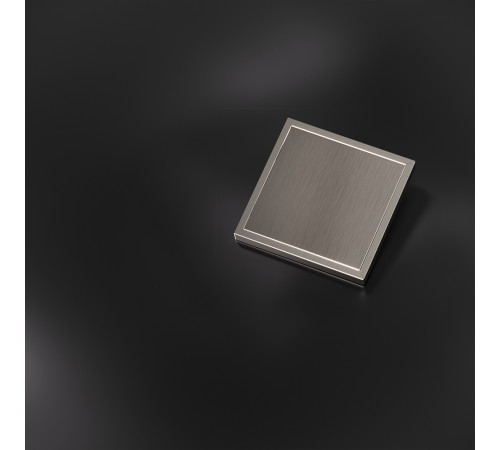 Клавиша для выключателя/переключателя одноклавишного Voltum S70 Metal (никель) VLSM000111