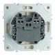 Выключатель двухклавишный Stekker Эмили RSW10-5116-01 белый фарфор soft touch 50822