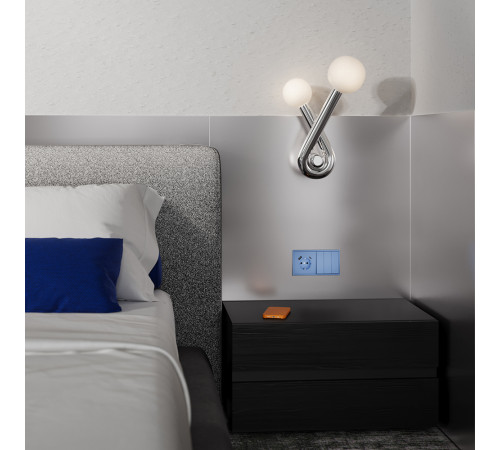 Клавиши для выключателя/переключателя трехклавишного Voltum S70 (деним) VLS000515