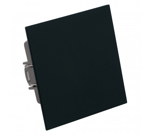 Переключатель перекрестный 1-клавишный (механизм) Stekker Мия 250В 10А RSW10-3110-05 черный бархат 50571