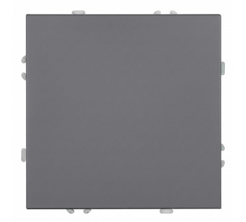 Выключатель 1-клавишный (механизм) СЗК Stekker Эмили 250В 10АRSW10-5103-10ZK платиново-серый soft touch 50238