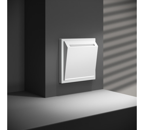 Выключатель встраиваемый Voltum S70 карточный 16А, (белый матовый) VLS010702