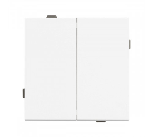 Механизм выключателя двухклавишный проходной Arlight SWT-TENDO-MKP2-PL-WH (230V, 10A) 054066 Механизм выключателя двухклавишный проходной Arlight SWT-TENDO-MKP2-PL-WH (230V, 10A) 054066