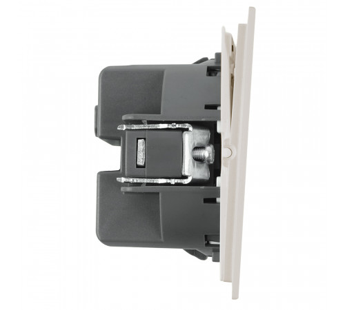 Переключатель 1-клавишный (механизм) Stekker Мия 250В 10A RSW10-3105-08 пудровый жемчуг 50477