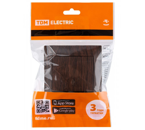 Выключатель одноклавишный на 2 направления Лама TDM Electric SQ1815-0406 Выключатель одноклавишный на 2 направления Лама TDM Electric SQ1815-0406