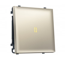 Комплект механизма 1-кл проходного выключателя с подсветкой 3200K SIGMA Шёлк 10A-250V QUANT PRO Ambrella Volt MS542030 (SP5420, PR105, G22Y)