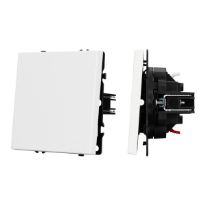 Механизм звонкового выключателя Arlight SWT-NOBE-MKR1-SFPL-WH (230V, 10A) (Белый кварц) 054237(1)