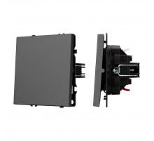 Выключатель звонковый 1 кл софт-тач серый базальт Arlight SWT-MKR1-SFPL-GR (250V, 10A) 054272(2)