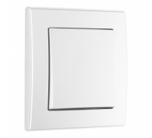 Выключатель одноклавишный Arte Milano SET06-1-30-1 silver