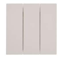 Выключатель 3-клавишный (механизм) Stekker Мия 250В 10А RSW10-3108-08 пудровый жемчуг 50474