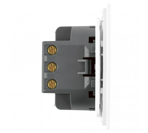 Переключатель перекрестный 1-клавишный (механизм) Stekker Мия 250В 10А RSW10-3110-01 белая магнолия 50569