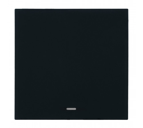 Выключатель 1-клавишный c индикатором (механизм) Stekker Мия 250В 10А RSW10-3101-05 черный бархат 50445