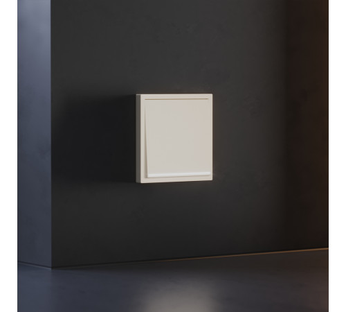 Клавиша для выключателя/переключателя одноклавишного с подсветкой Voltum S70 (хлопок) VLS000213