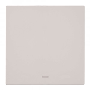 Выключатель 1-клавишный c индикатором (механизм) Stekker Мия 250В 10А RSW10-3101-08 пудровый жемчуг 50475