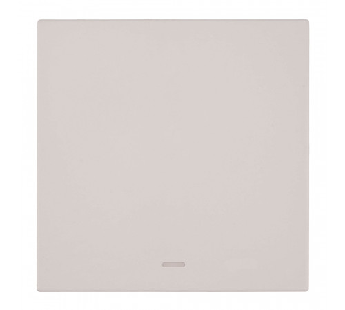 Выключатель 1-клавишный c индикатором (механизм) Stekker Мия 250В 10А RSW10-3101-08 пудровый жемчуг 50475