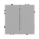 Механизм выключателя двухклавишный проходной Arlight SWT-NOBE-MKP2-SFPL-IS (230V, 10A) 059423