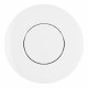 Выключатель круглый одноклавишный с рамкой Arte Milano SET08-1-30-1 white