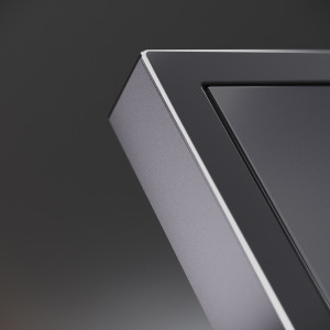 Клавиши для выключателя/переключателя двухклавишного S70 Metal (антрацит) Voltum VLSM000312