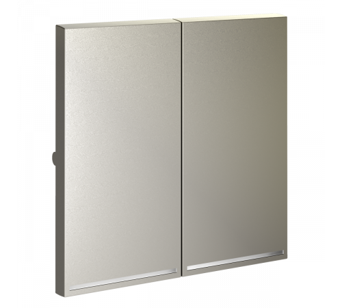 Клавиши для выключателя/переключателя двухклавишного с подсветкой Voltum S70 (шелк) VLS000404