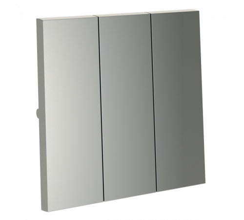 Клавиши для выключателя/переключателя трехклавишного Voltum S70 (сталь) VLS000505