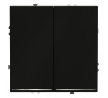 Выключатель двухклавишный с подсветкой Voltum S70 VLS020208