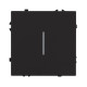 Выключатель 1 кл подсветка софт-тач черный оникс Arlight SWT-MK01-SFPL-L-BK (250V, 10A) 054258(1)