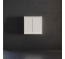 Клавиши для выключателя/переключателя двухклавишного с подсветкой Voltum S70 (хлопок) VLS000413