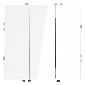 Выключатель трехклавишный Voltum S70 VLS030101